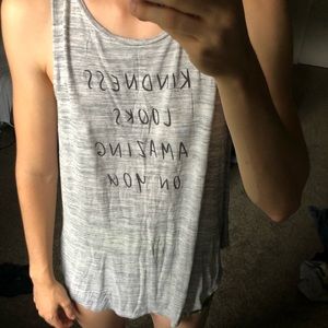 Athletic heather gray tank